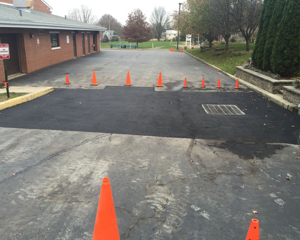 Commercial cut and patch asphalt repair