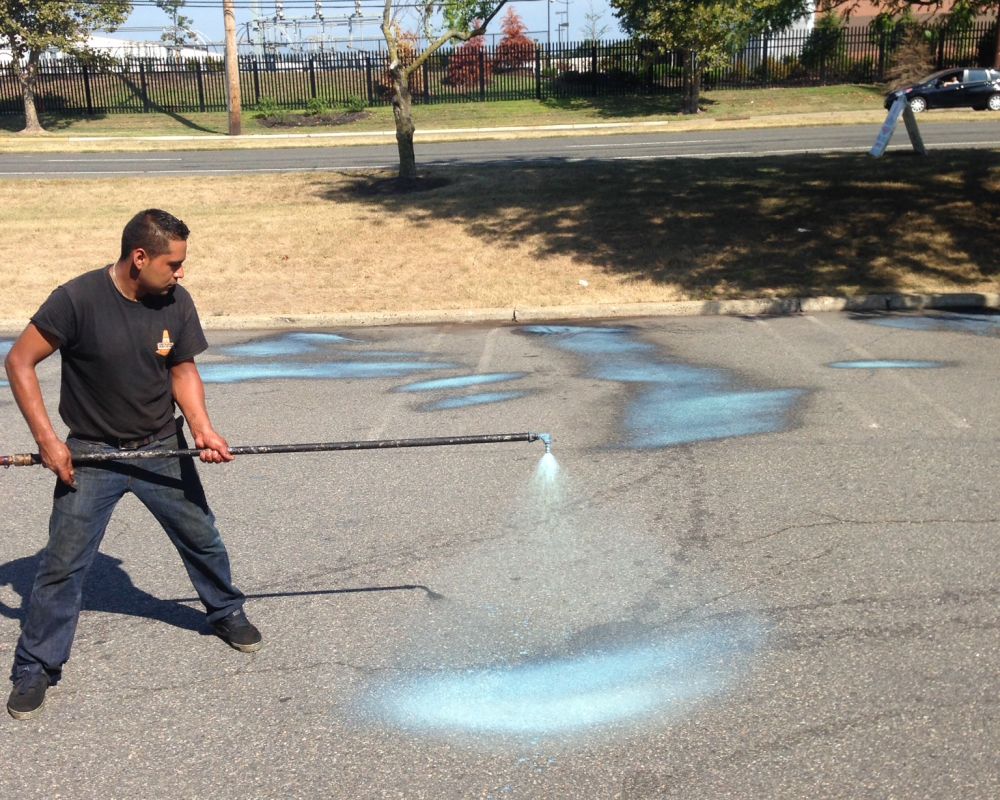 Parking lot preparation
